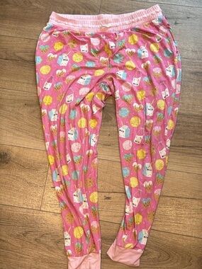 Little Sleepies Pink Breakfast Pajama Pants